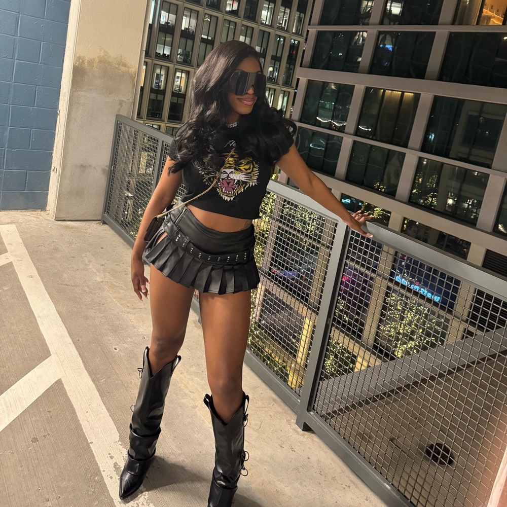 Micro mini skirt